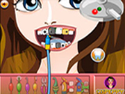 Modern Girl At Dentist